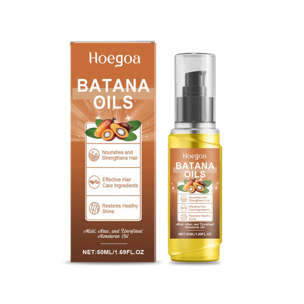 URBANOMAX Batana Moisturizing Hair Care Spray bottle with spray nozzle, designed for nourishing and hydrating hair.