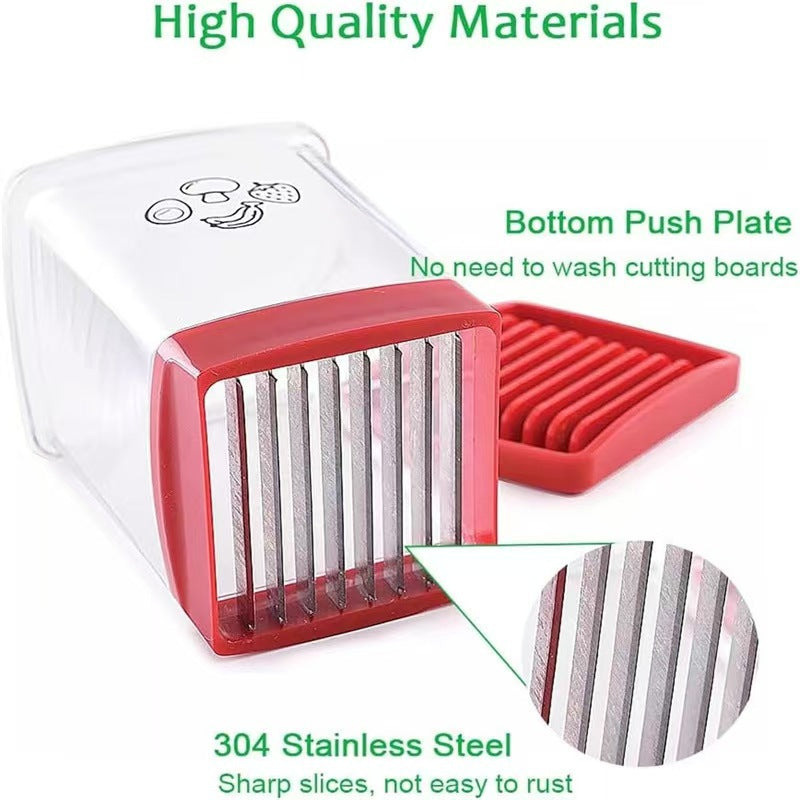 Urbanomax ™ Smart Fruit & Vegetable Slicer with Christmas-themed design, featuring sharp blades and festive decorations.