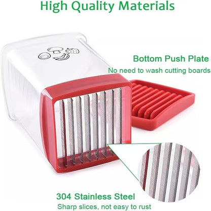 Urbanomax ™ Smart Fruit & Vegetable Slicer with Christmas-themed design, featuring sharp blades and festive decorations.