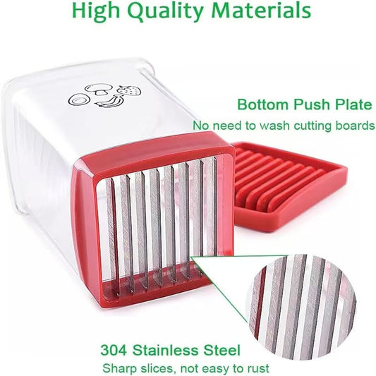 Urbanomax ™ Smart Fruit & Vegetable Slicer with Christmas-themed design, featuring sharp blades and festive decorations.