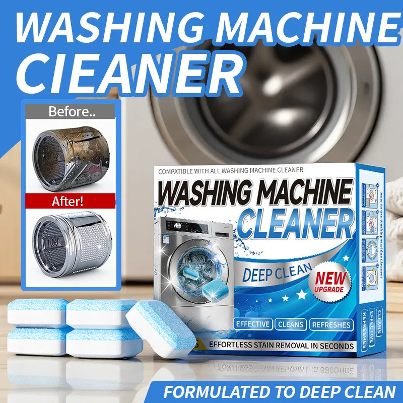 Urbanomax™ Ultra Clean Washing Machine Tablets in a box, designed for effective laundry cleaning and maintenance.