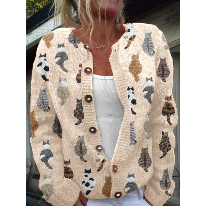 Urbanomax women's 3D digital printed cardigan sweatshirt jacket dress, featuring vibrant, detailed 3D print design and casual fit.