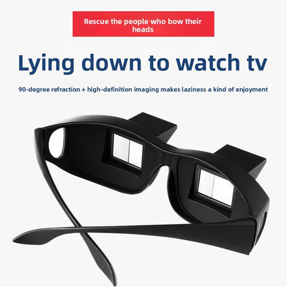 Christmas Video Reading Dual-Purpose Lazy Glasses showing stylish design, ideal for comfortable video viewing during the holiday season.