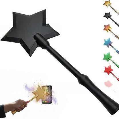 Christmas Magic Tap-to-Pay Wand with festive design, showcasing its glittery exterior and holiday-themed features.