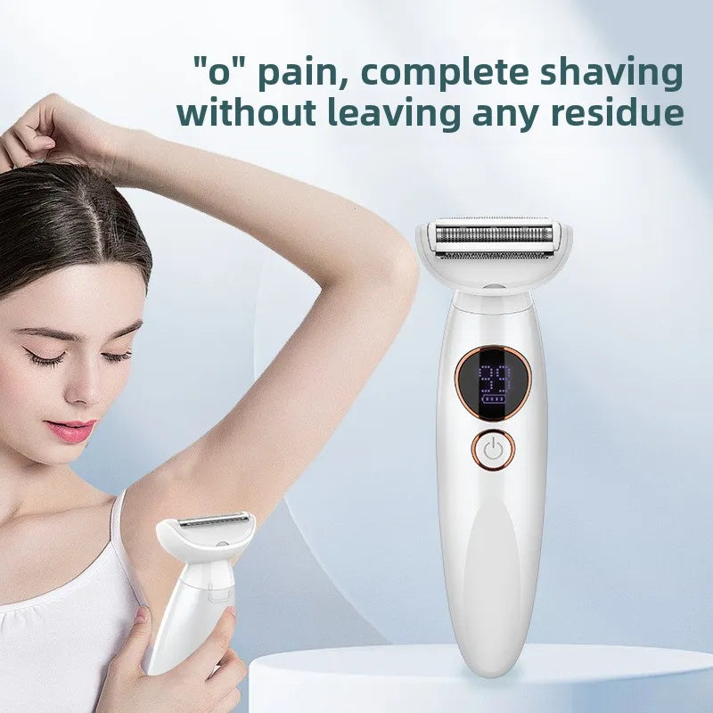 Urbanomax 5-in-1 women’s hair removal device with multiple attachments for smooth, hair-free skin.