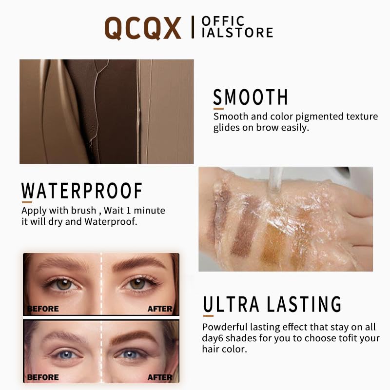 Christmas 3D eyebrow gel in festive packaging, showcasing a clear, volumizing formula for natural eyebrow enhancement.