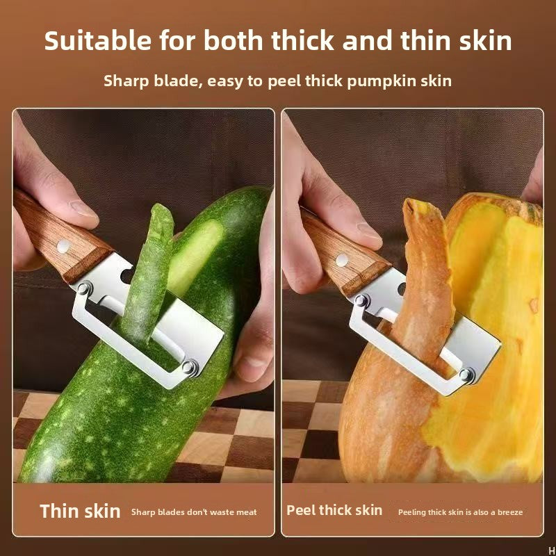 Urbanomax ™ Smart Peeler with a Christmas-themed design, featuring a stainless steel blade and ergonomic handle for easy peeling.