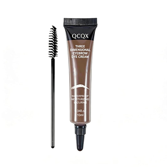 Christmas 3D eyebrow gel in a festive packaging, featuring a clear gel formula for natural, defined eyebrows.