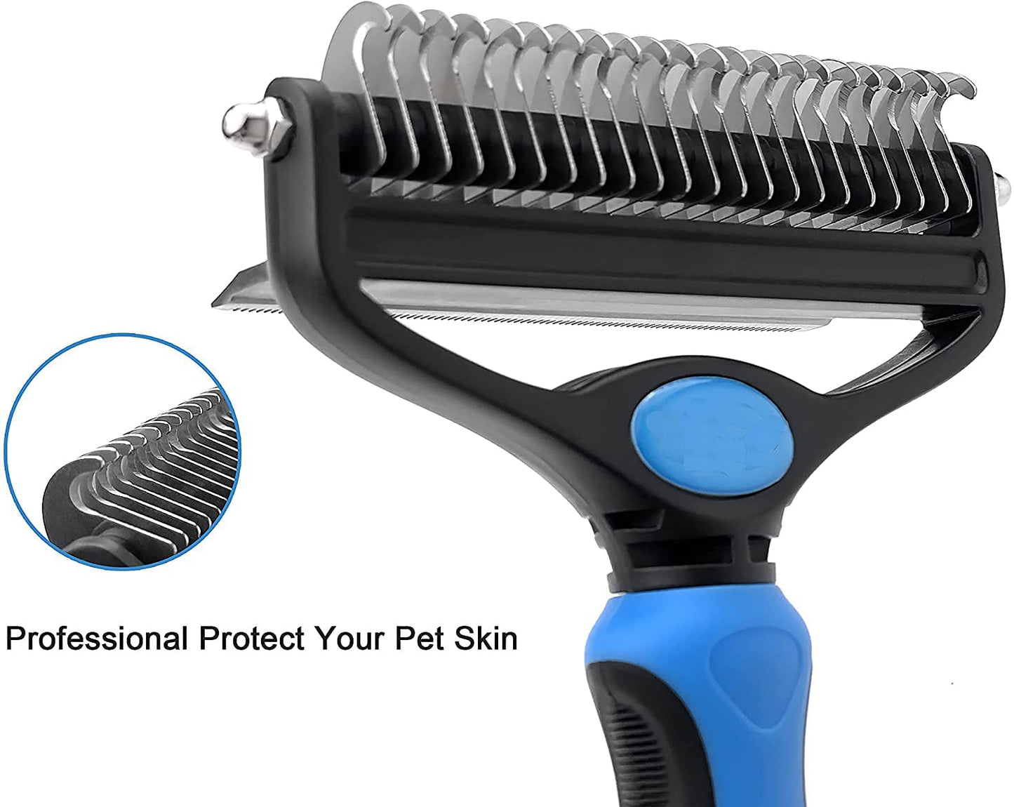 Stainless Double-sided Pet Brush Hair Removal Comb