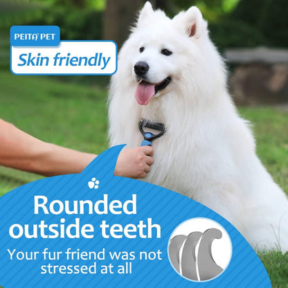 Stainless Double-sided Pet Brush Hair Removal Comb