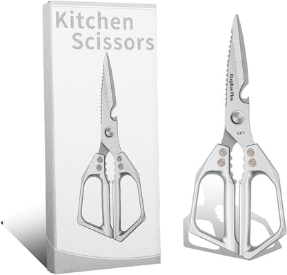 Urbanomax™ Pro Shears multi-function kitchen scissors with stainless steel blades and ergonomic handles for versatile food prep.