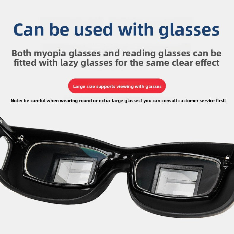 Christmas Video Reading Dual-Purpose Lazy Glasses with festive holiday design, ideal for comfortable viewing and reading during Christmas.