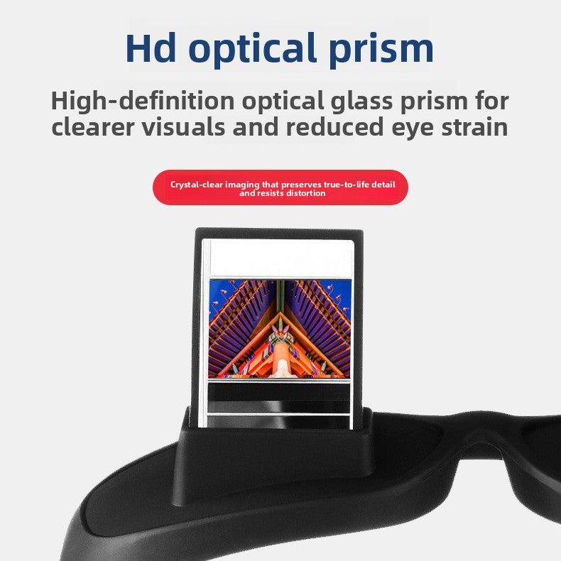 Christmas Video Reading Dual-Purpose Lazy Glasses with festive design, ideal for comfortable viewing during holiday celebrations.