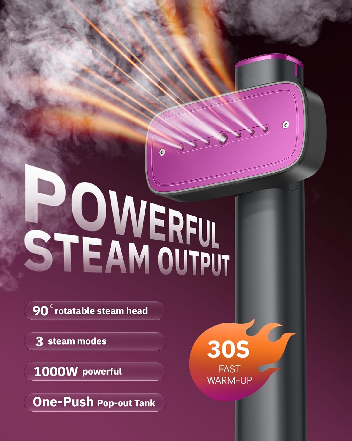 Urbanomax™ Travel Garment Steamer - CHRISTMAS