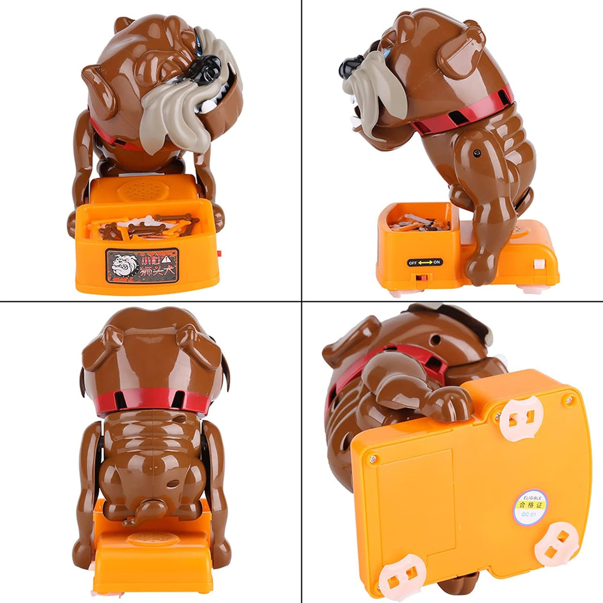 URBANOMAX™ Tricky Bulldog Bone Game – Funny Family Interactive Dog Toy