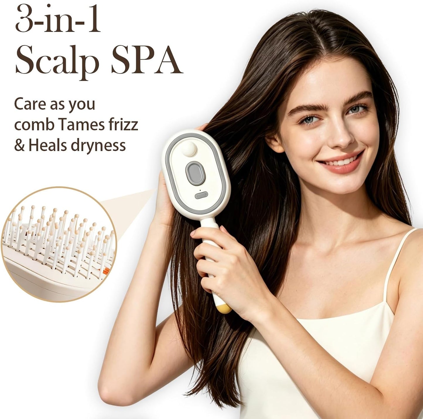 Urbanomax™ Portable Hair Straightener Brush