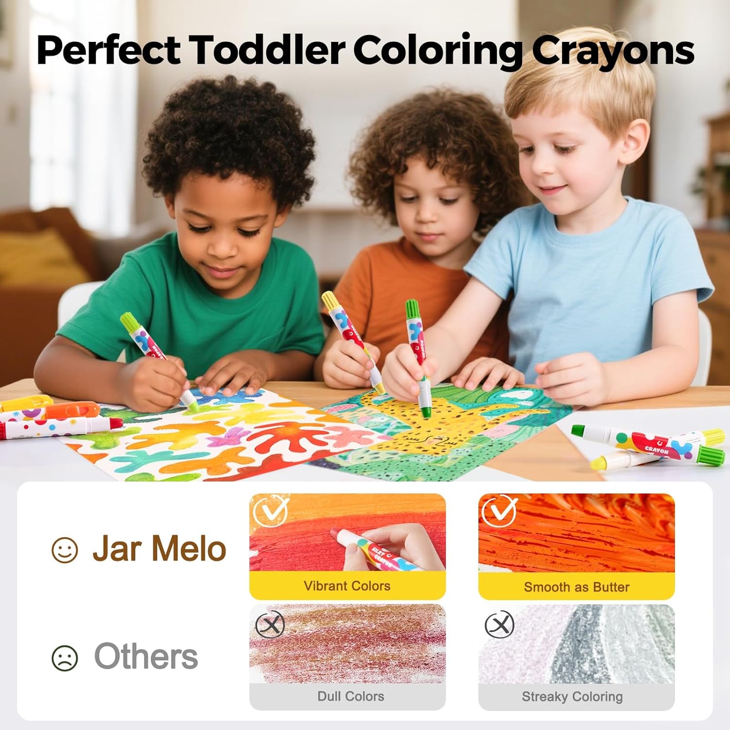 36 Colors TwistJoy Non Toxic Washable Crayon - CHRISTMAS