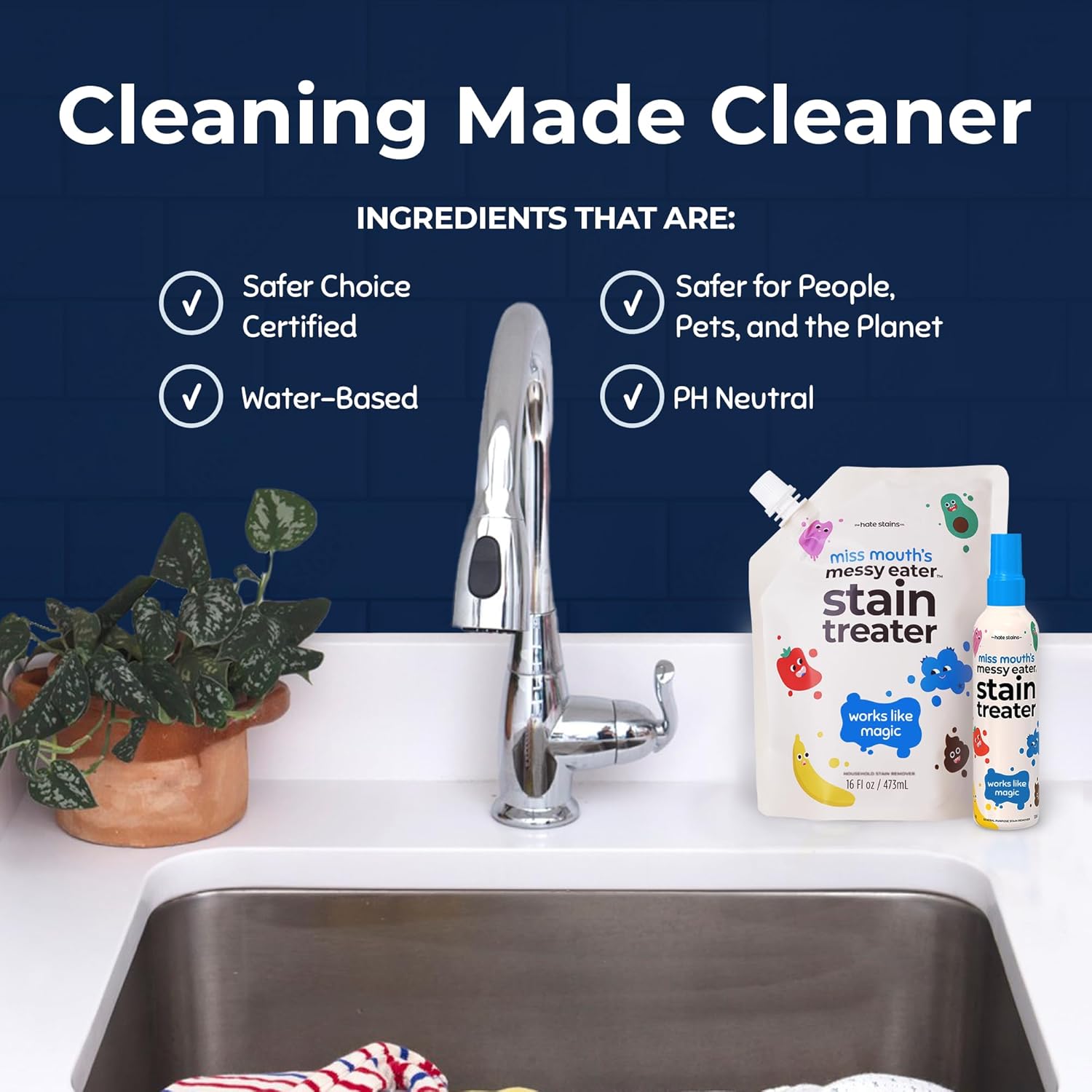 Christmas Urbanomax™ multi-purpose cleaner for versatile cleaning, shown in a festive Christmas-themed setting.