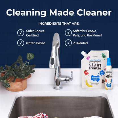 Christmas Urbanomax™ multi-purpose cleaner for versatile cleaning, shown in a festive Christmas-themed setting.