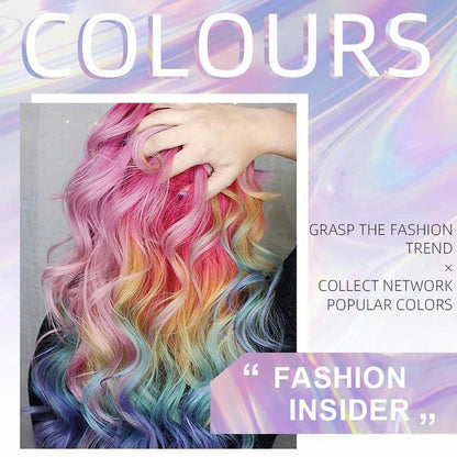 Christmas Professional Hair Dye Hair Mascara in vibrant shades, featuring a festive holiday-inspired color palette.