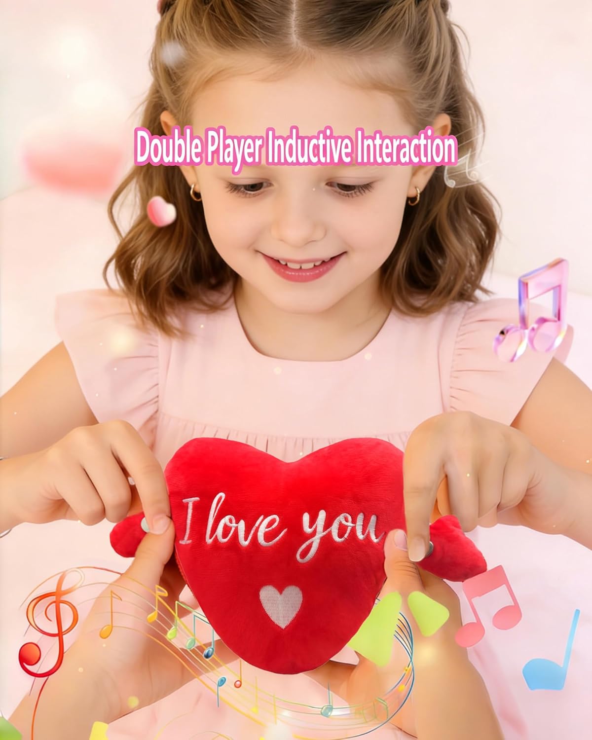 URBANOMAX CuddleHeart™ Music Toy with soft fabric, plush heart shape, and musical feature for comforting play and cuddling.