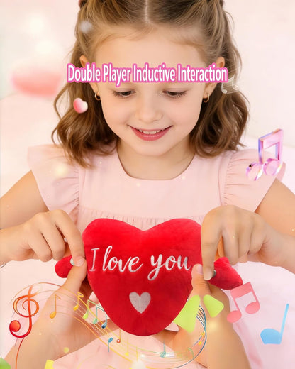 URBANOMAX CuddleHeart™ Music Toy with soft fabric, plush heart shape, and musical feature for comforting play and cuddling.