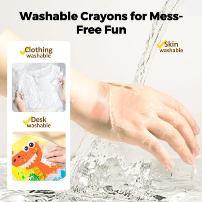 36 Colors TwistJoy Non Toxic Washable Crayon - CHRISTMAS