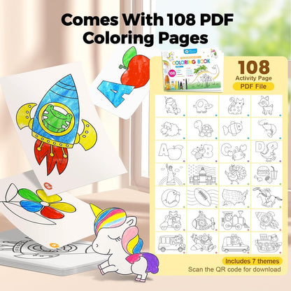 36 Colors TwistJoy Non Toxic Washable Crayon - CHRISTMAS