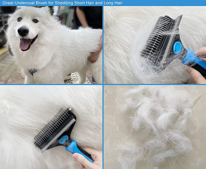 Stainless Double-sided Pet Brush Hair Removal Comb