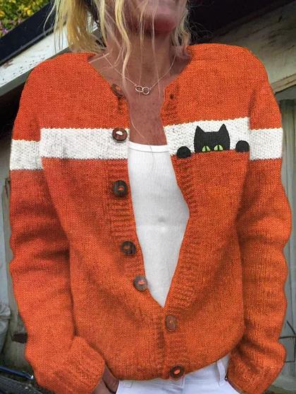 Urbanomax women's 3D digital printed cardigan sweatshirt jacket dress with vibrant geometric pattern and comfortable fit.