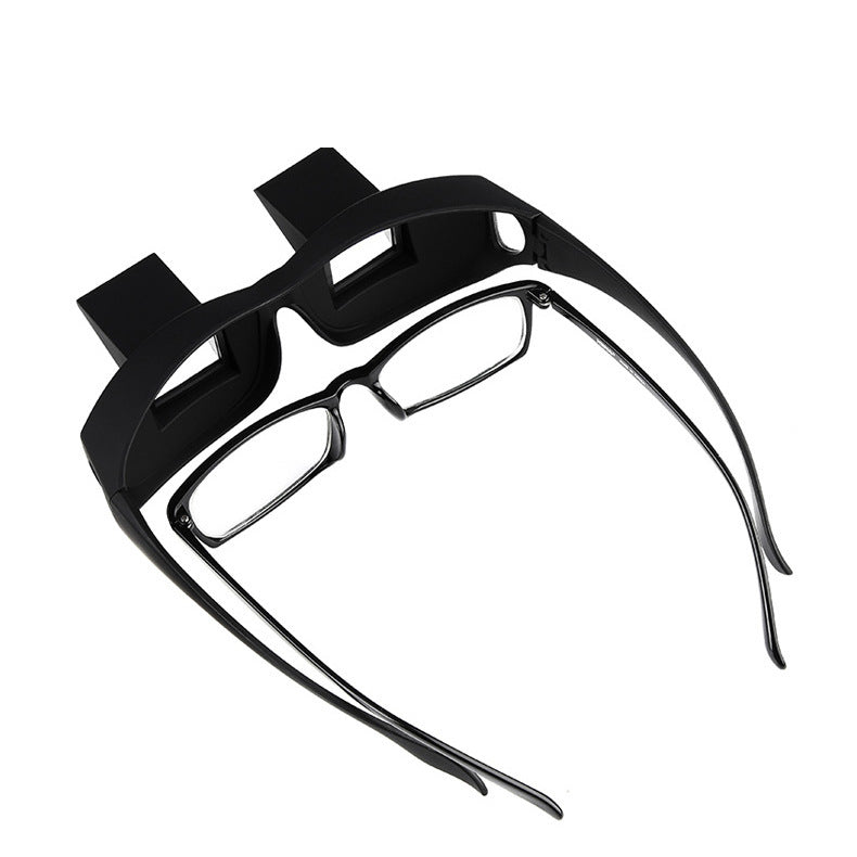 Christmas Video Reading Dual-Purpose Lazy Glasses, stylish transparent glasses for comfortable indoor and outdoor use during holiday season