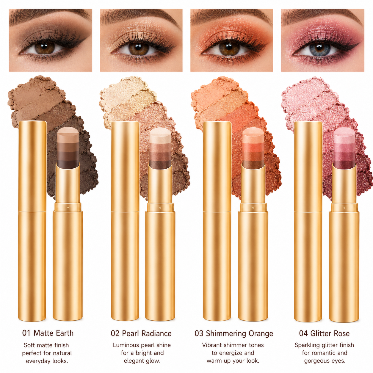 4 in 1 Eyeshadow Stick