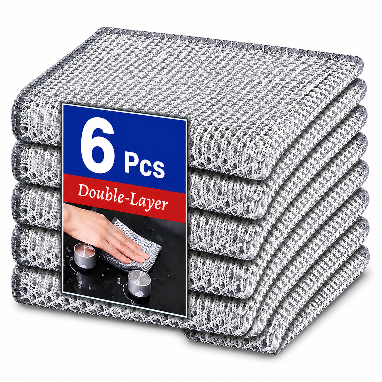 URBANOMAX EcoSleek cleaning cloth showing a soft, durable microfiber surface perfect for eco-friendly cleaning tasks