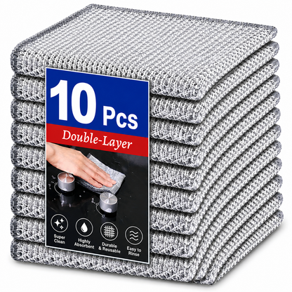 Urbanomax EcoSleek cleaning cloth shown, soft microfiber surface ideal for eco-friendly cleaning and dusting.