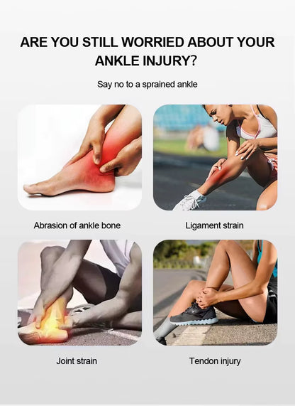Christmas ankle support brace featuring adjustable straps for stability and comfort during festive activities.