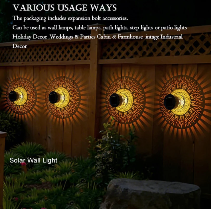 Urbanomax™ Retro Solar Outdoor Lanterns