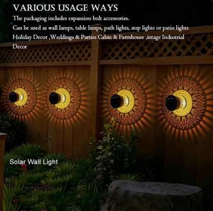 Urbanomax™ Retro Solar Outdoor Lanterns