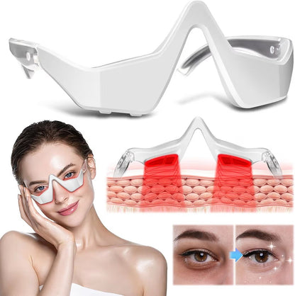 Urbanomax Eye Massager in black, featuring ergonomic design with adjustable straps and multiple massage settings for eye relief.