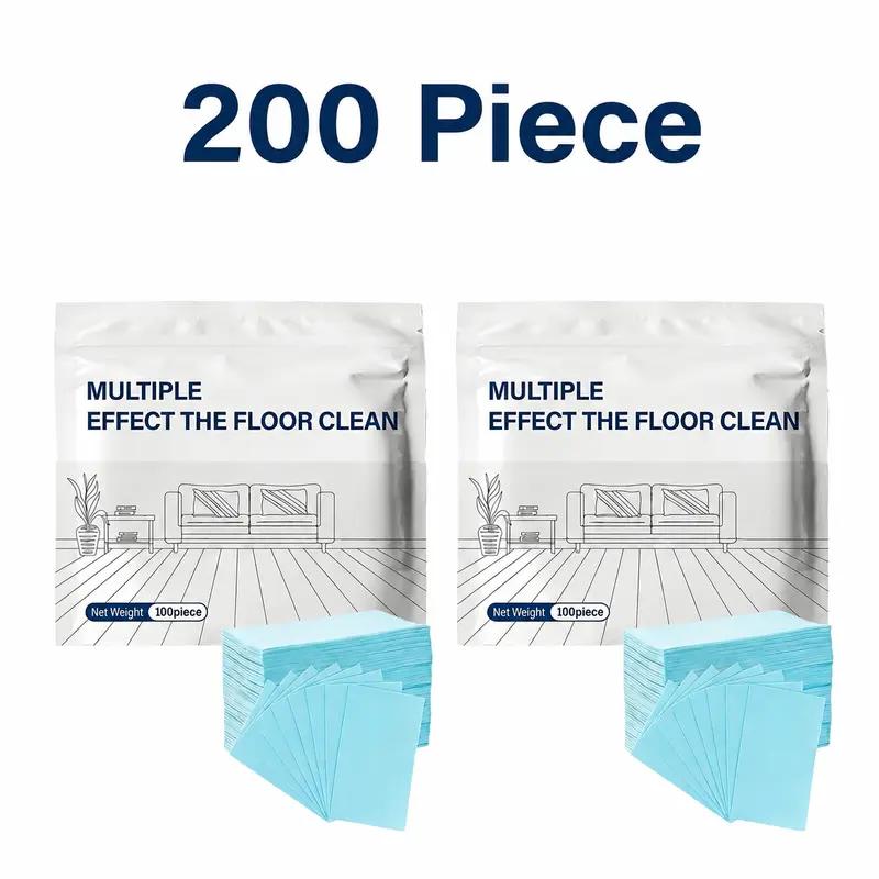 Urbanomax 200-piece floor cleaning tablets for multi-surface use, showing tablets and packaging for easy cleaning.