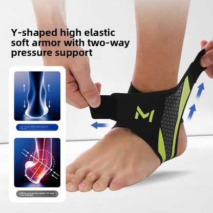 Christmas ankle support brace featuring adjustable straps for comfort and stability, designed for ankle injury recovery.