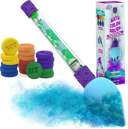 URBANOMAX Bath Color Brush™ Kids with colorful bristles and playful design for gentle bath time cleaning for children