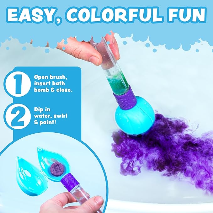 URBANOMAX Bath Color Brush™ Kids with colorful bristles and soft handle, designed for gentle bath time cleaning for children.