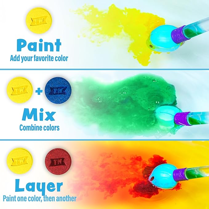 URBANOMAX Bath Color Brush™ Kids in vibrant colors, designed for gentle cleansing and fun bath time for children.