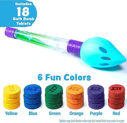 URBANOMAX Bath Color Brush™ Kids with colorful bristles and playful design for fun bath time cleaning.