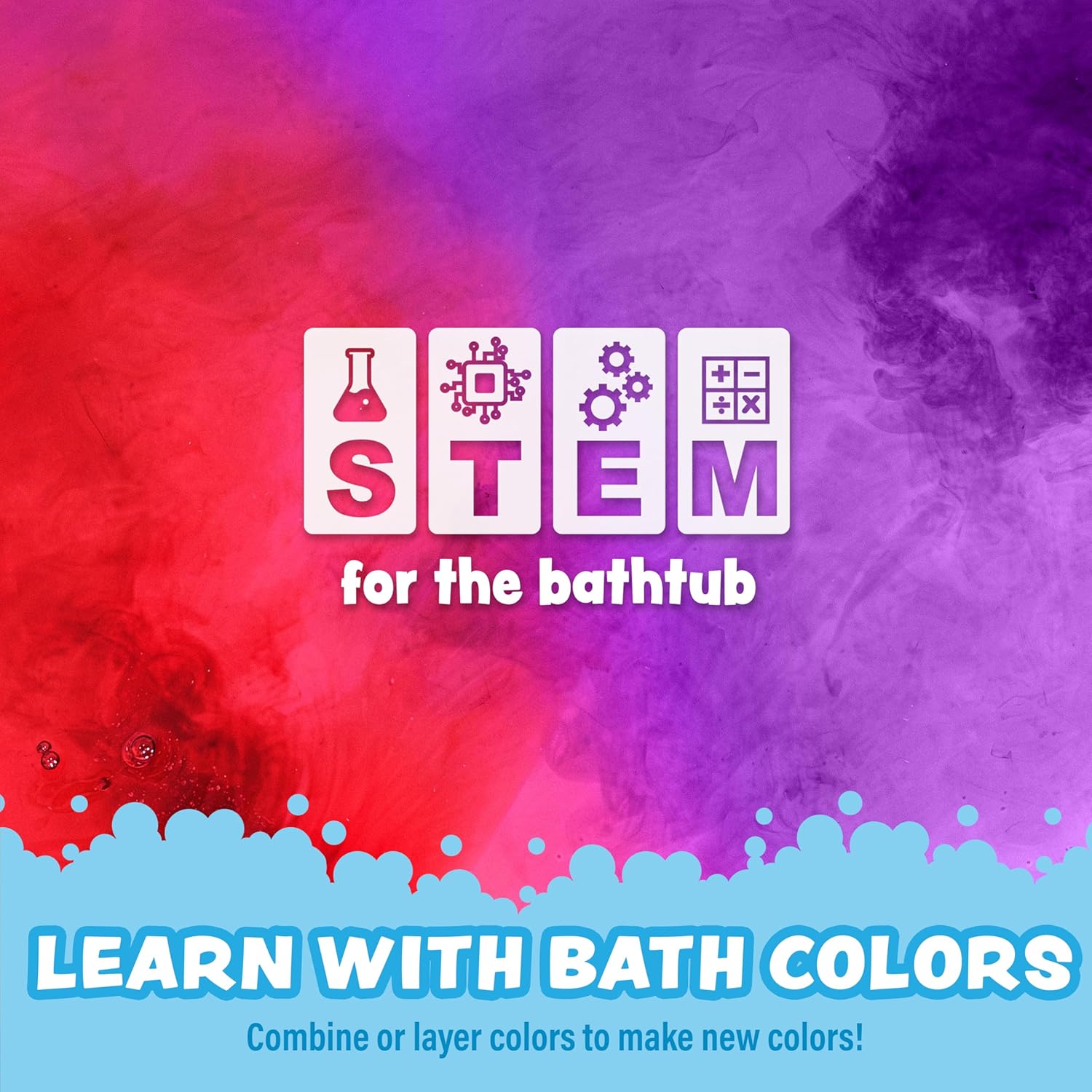 URBANOMAX Bath Color Brush™ Kids with colorful bristles and handle, designed for gentle, fun bath time for children.