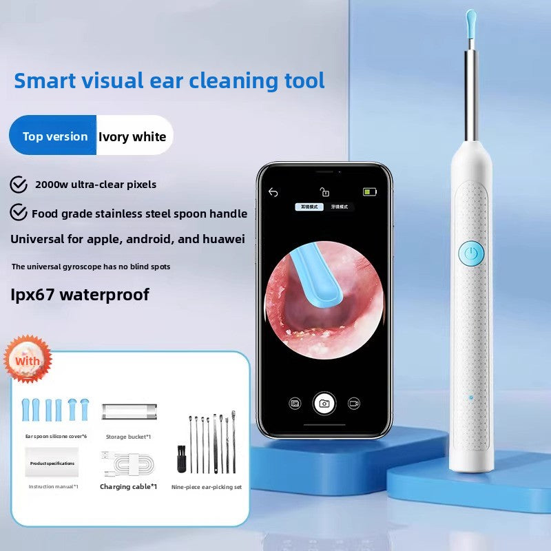 Visual Ear Pick with Camera and Light