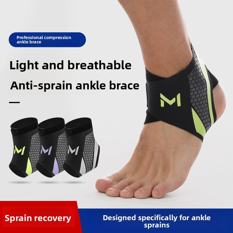 Christmas ankle support brace with adjustable straps, designed for comfort and stability during holiday activities.