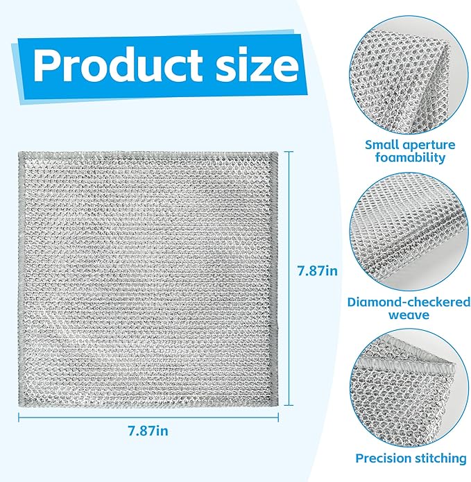 Urbanomax EcoSleek cleaning cloth shown in green, soft microfiber surface for effective household cleaning.