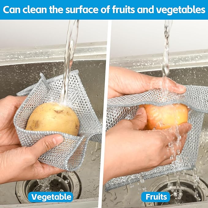 URBANOMAX EcoSleek cleaning cloth shown in use, highlighting its soft, durable, eco-friendly fabric for effective cleaning.