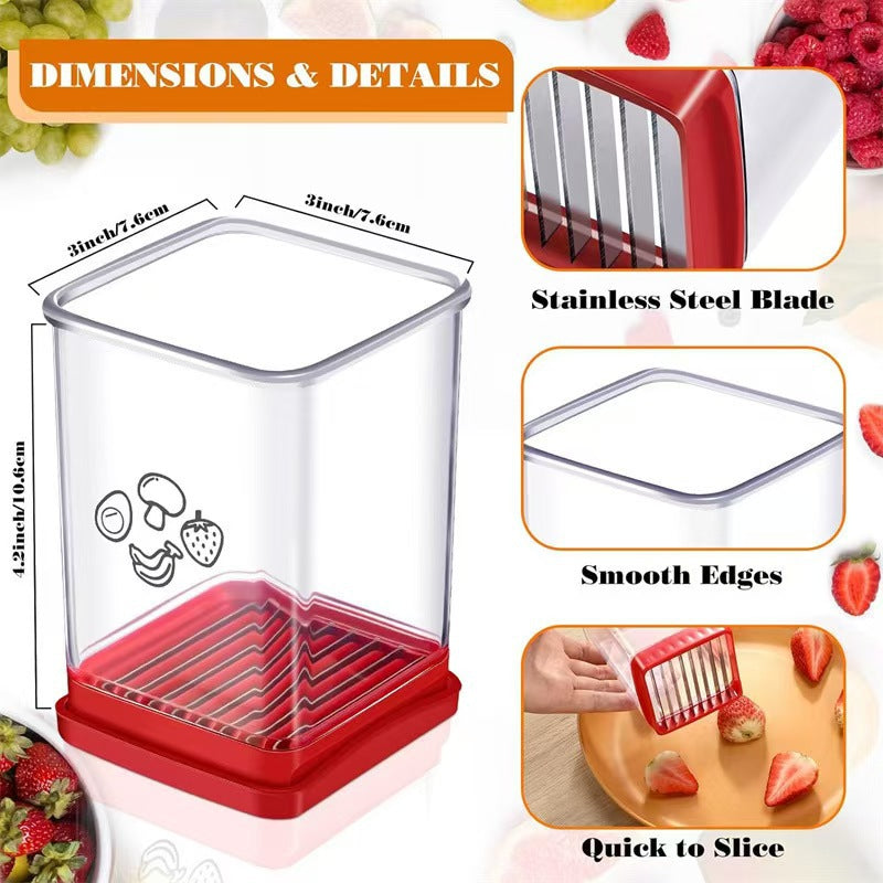 Urbanomax ™ Smart Fruit and Vegetable Slicer with Christmas-themed design, featuring stainless steel blades and festive decorations.